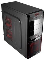 Компьютерный корпус AeroCool V3X Advance Devil Red Edition Black