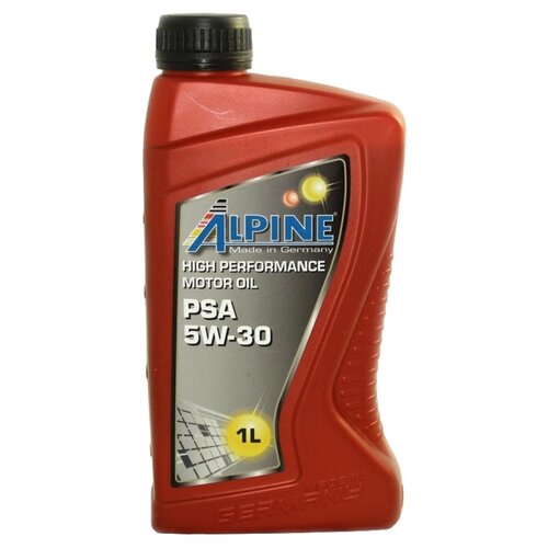 Масло моторное синтетическое Alpine PSA 5W-30 канистра 1 л 0101381