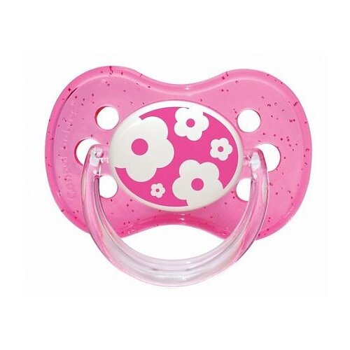 фото Пустышка силиконовая классическая canpol babies nature 6-18 м (1 шт) розовый