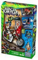 Конструктор Mega Bloks Teenage Mutant Ninja Turtles DPF79 Мото-атака Рокстеди