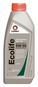 Минеральное моторное масло Comma Ecolife 5W-30