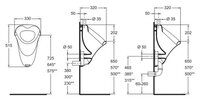 Писсуар VIDIMA Сева Микс W390001