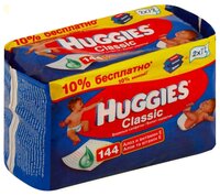 Влажные салфетки Huggies Classic 64 шт.