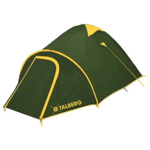 палатка трекинговая двухместная talberg space 2 pro зелeный Палатка трекинговая двухместная Talberg Malm 2, зеленый