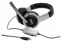 Компьютерная гарнитура Verbatim 47621 Rapier USB Gaming Headset with Vibration черный/серый