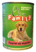 Корм для собак CLAN Family Паштет из индейки для собак (0.340 кг) 12 шт.