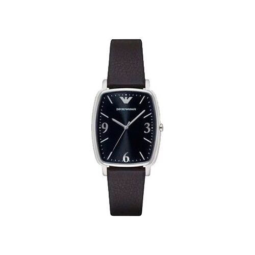 наручные часы emporio armani retro emporio ar1618 серебряный черный Наручные часы EMPORIO ARMANI AR2490, черный, коричневый