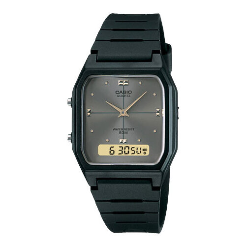 Наручные часы CASIO Collection AW-48HE-8A, серый, черный