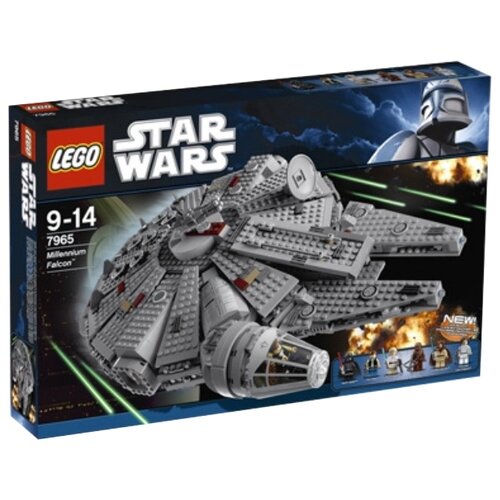 LEGO Star Wars 7965 Сокол Тысячелетия, 1238 дет. конструктор lego star wars 75192 сокол тысячелетия 7541 дет