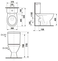 Унитаз Jika Lyra Plus 8263860002421