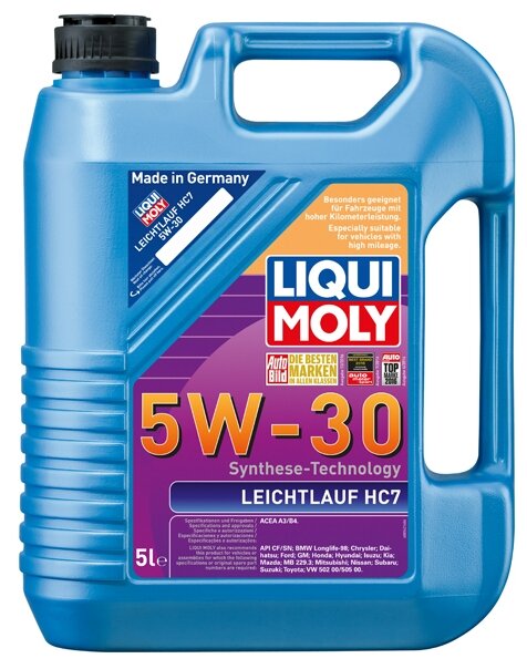 Liqui moly Масло Моторное Liqui Moly Leichtlauf Hc7 5W-30 5L