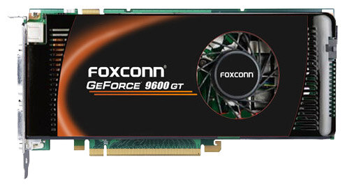 Видеокарта Foxconn GeForce 9600 GT 655Mhz PCI-E 2.0 512Mb 1820Mhz 256 bit 2xDVI TV HDCP YPrPb