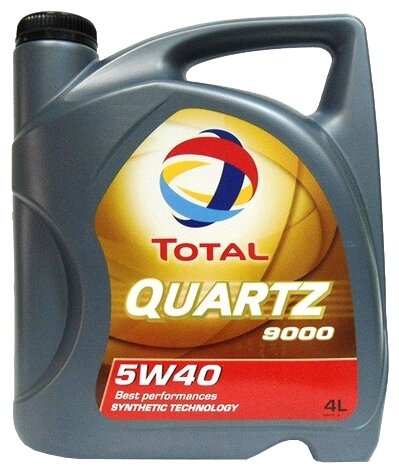 Моторное масло TOTAL Quartz 9000 5W40 4 л