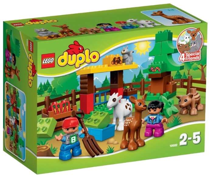 Конструктор LEGO DUPLO 10582 Лесные животные, 39 дет.