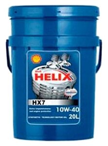 Shell Helix HX7 10w40 (20л) масло моторное, п/синтетика