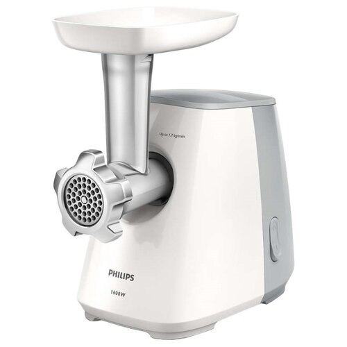 фото Мясорубка Philips HR2709 Daily Collection белый/дымчато-серый