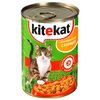 Влажный корм для кошек Kitekat Домашний обед, с курицей 410 г (кусочки в соусе) - изображение