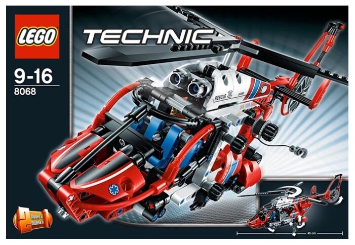 lego technic rescue helicopter 8068