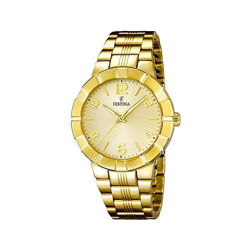 Наручные часы FESTINA, золотой everswiss часы 9738 gzw коллекция classic