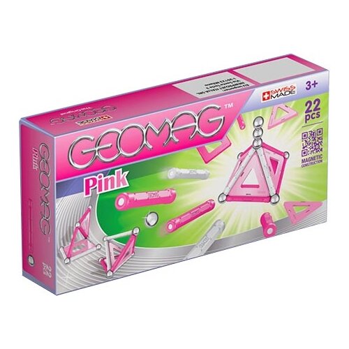 Магнитный конструктор (Pink 22 дет.) Geomag