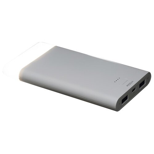 Аккумулятор внешний Rock Light Stone Power Bank 8000mAh White