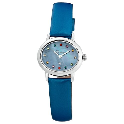 Наручные часы Platinor, серебро, синий, мультиколор
