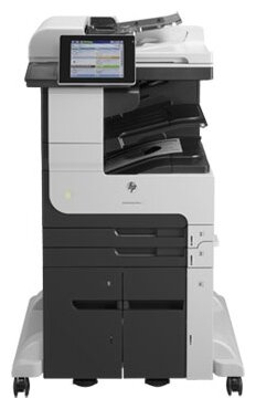 HP LaserJet Enterprise 700 MFP M725z (p/c/s/f, A3, 1200dpi, 40ppm, 1Gb, 320Gb HDD, 6 trays 100+250+250+3x500, Stand, ADF100, Duplex, Stapler, USB/LAN/FIH, Color LCD20i, 1y warr, repl. Q7831A)