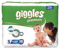 Giggles подгузники Premium 5 (11-25 кг) 36 шт.