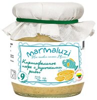 Пюре Marmaluzi картофельное с кусочками рыбы (с 9 месяцев) 125 г, 1 шт