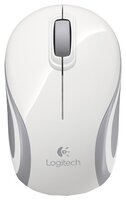 Мышь Logitech Wireless Mini Mouse M187 White-Silver USB