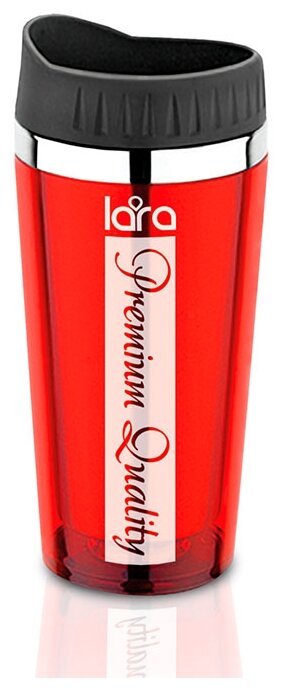 Термокружка LARA LR04-34, 0.5 л, красный
