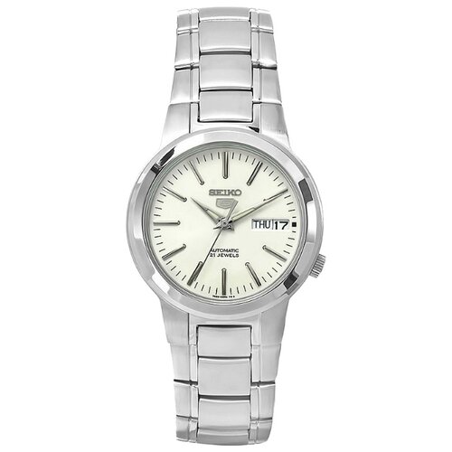 Наручные часы SEIKO SEIKO 5, белый, серебряный наручные часы seiko seiko 5 snxs73j1 белый серебряный