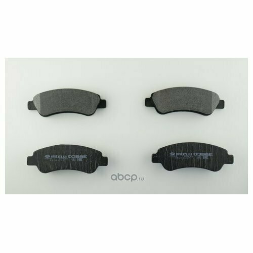 Колодки тормозные дисковые /комплект 4 шт/ Intelli D398E