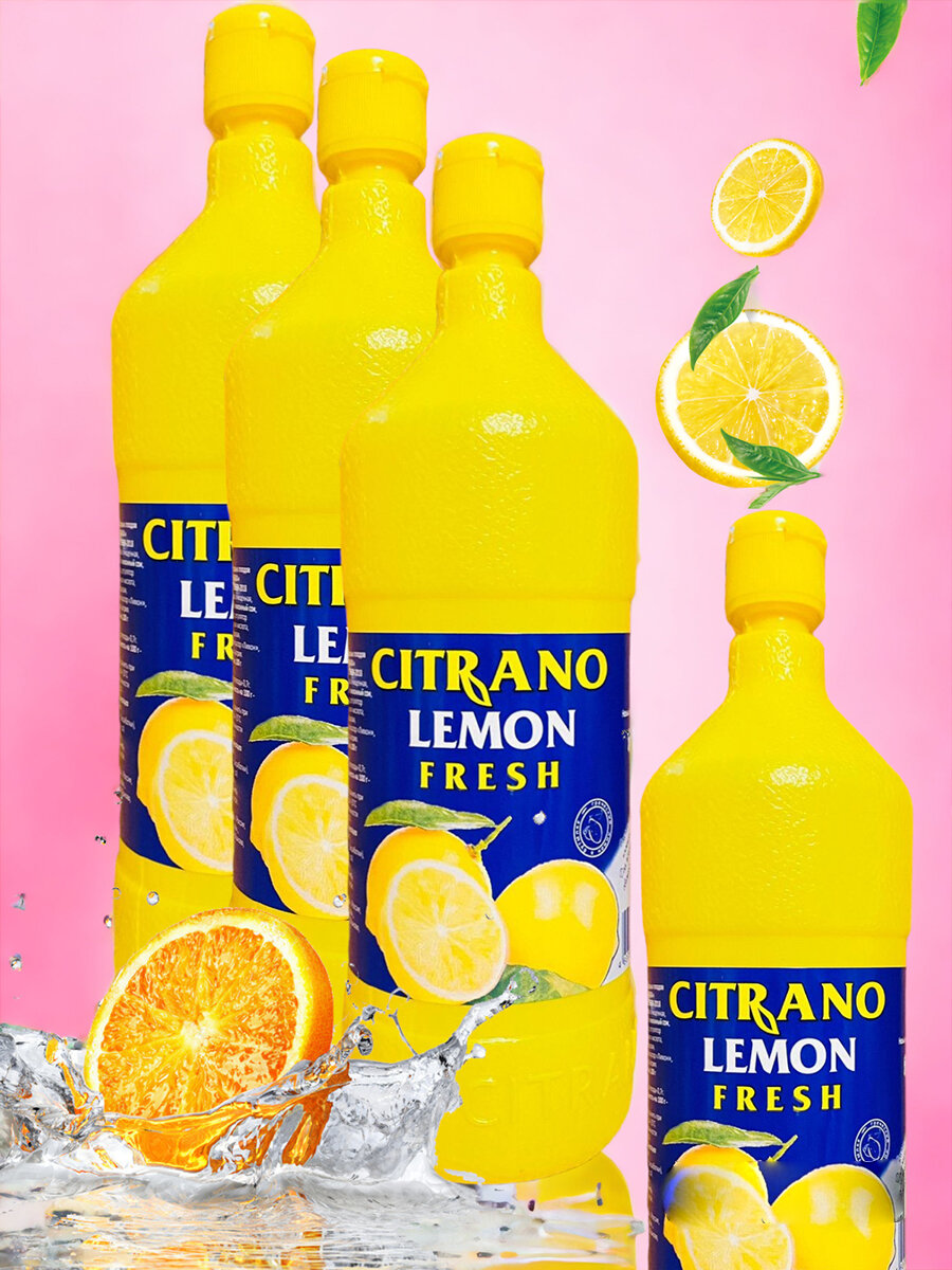 Сок лимонный LEMON FRESH 2000 мл Лимонная приправа Россия - фотография № 2