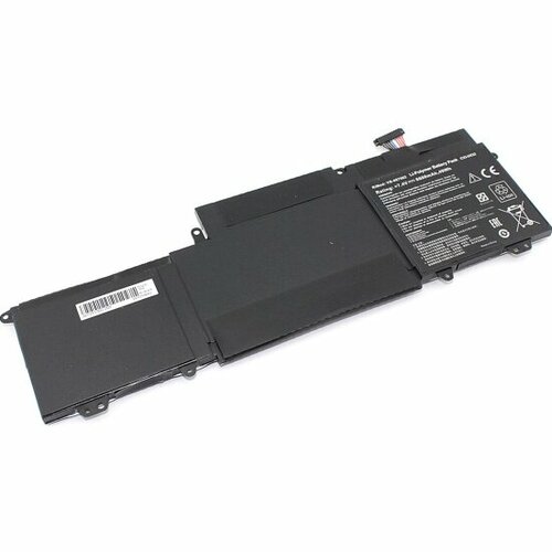 Аккумуляторная батарея Amperin для Asus VivoBook U38N-C4004H (C31N1806) 7.4V 6600mAh OEM 087662 аккумулятор для ноутбука asus ux32a ux32vd zenbook 7 4v 48wh 6520mah