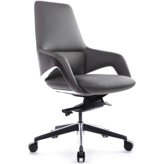 RIVA DESIGN RIVA DISIGN FK005-В Антрацит (MB917) натуральная кожа 68*68*103-109