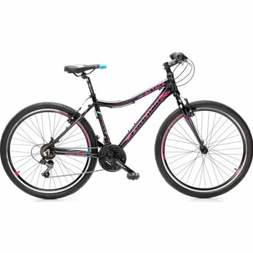 Женский велосипед Capriolo MTB ATTACK LADY рама 19 колёса 26 чёрный-розовый 49140₽
