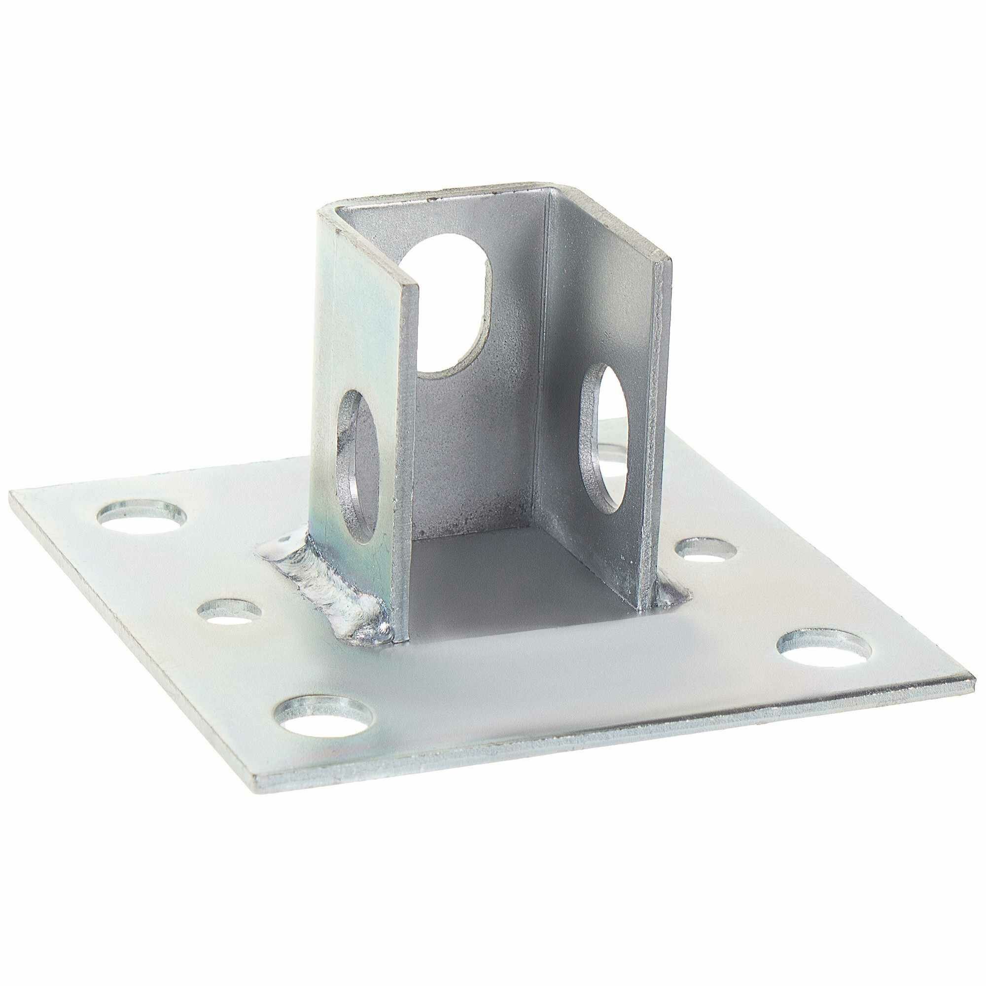 Основание потолочной стойки под профиль 100x100x3 мм сталь