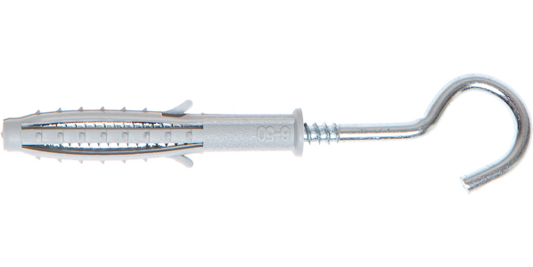 Дюбель с С-образным крючком 10х50 мм 10 шт в пласт. конт. STARFIX SMP1-22628-10