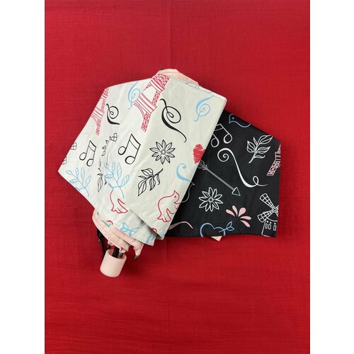 Подарочный женский набор зонт и палантин в крафтовой подарочной коробке