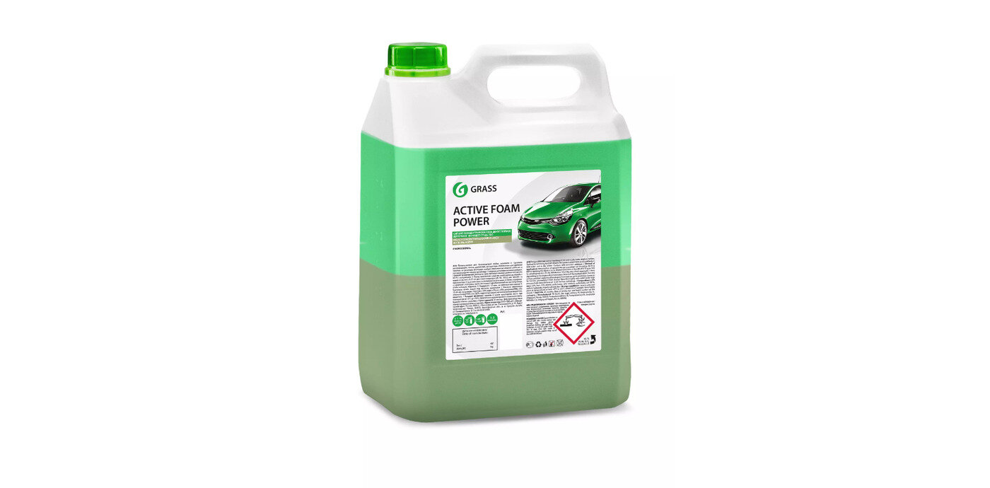 GRASS ACTIVE FOAM POWER Ср-во для бесконт. мойки концентрат (6L)