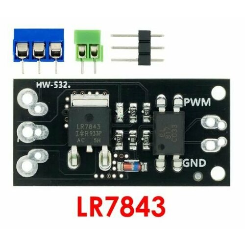 LR7843 MOSFET модуль управления, силовой ключ (30В/161A)