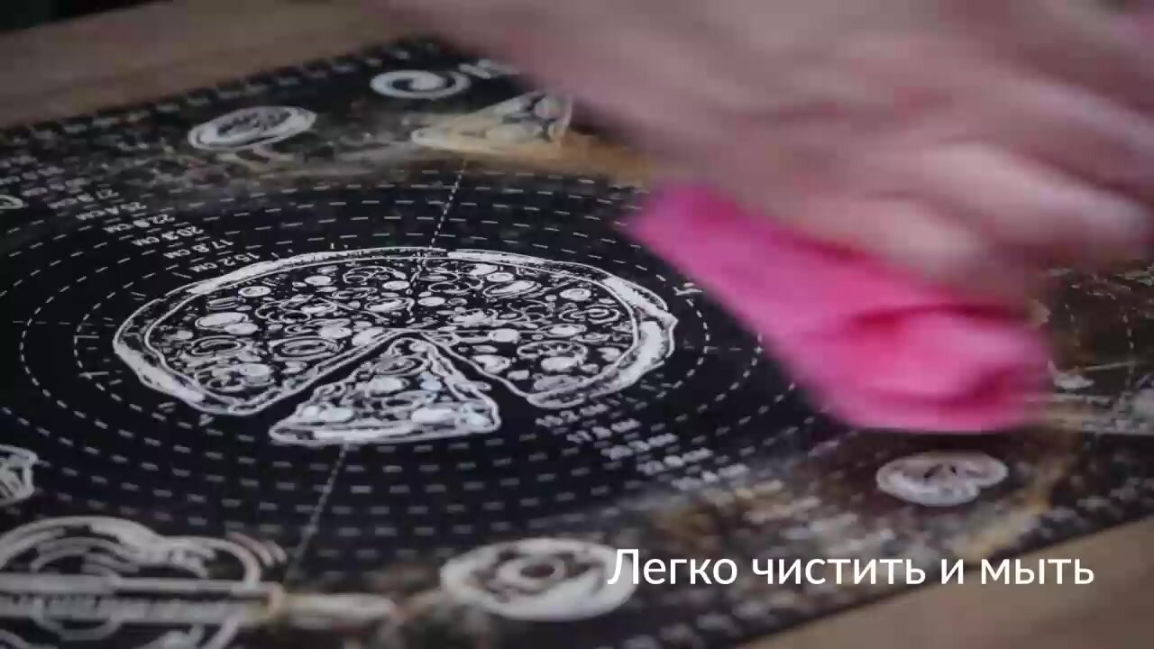 Силиконовый коврик iSottcom для выпечки и раскатки теста, с разметкой, большой — фото 1