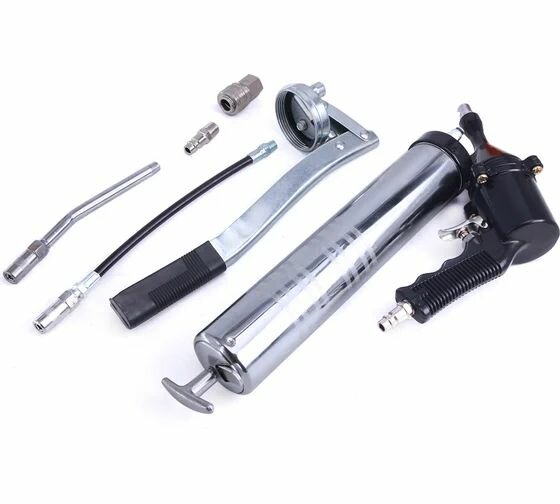 Пневматический шприц Car-tool CT-W0921, для смазки, серебристый, 41 см х 2 см