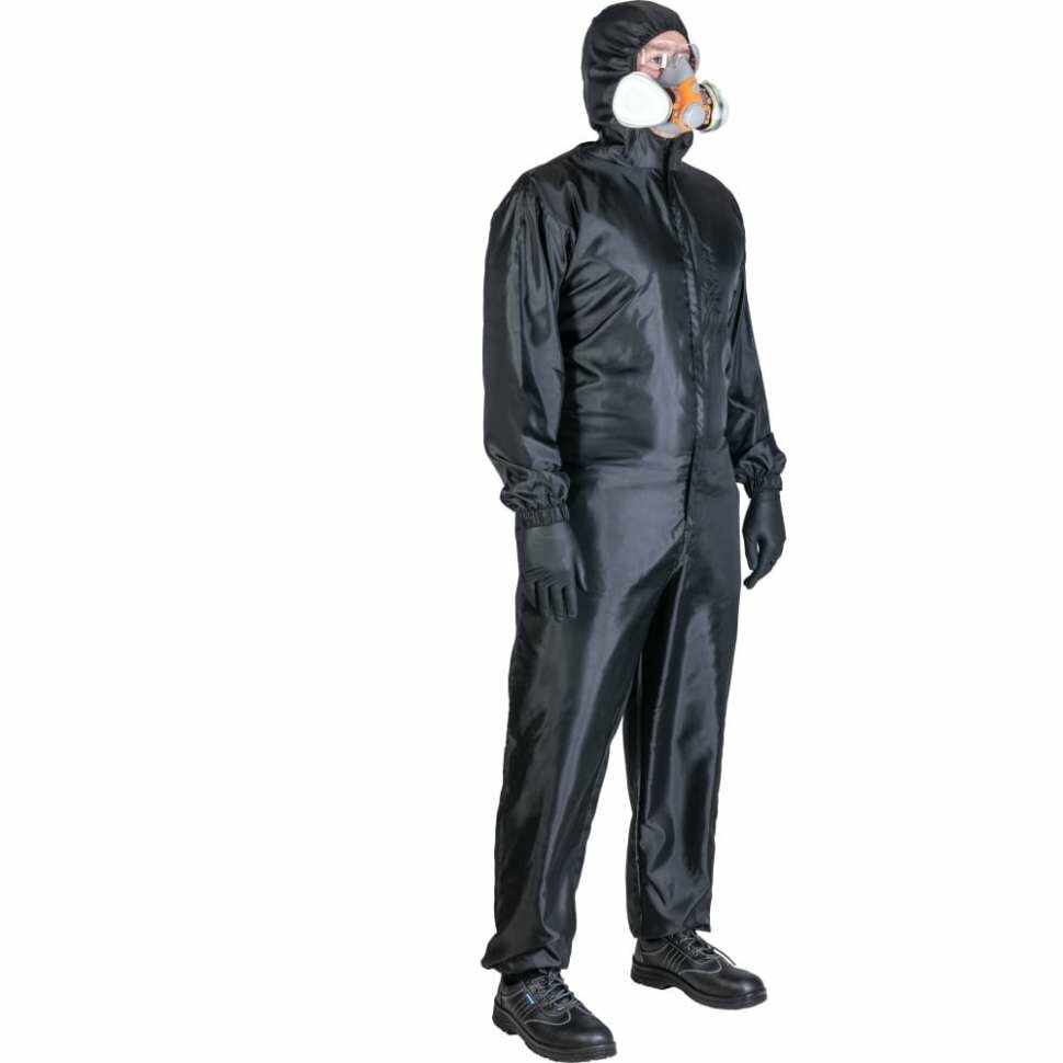 Многоразовый малярный комбинезон Jeta Safety Ninja черный, размер L JPC75-BL-L