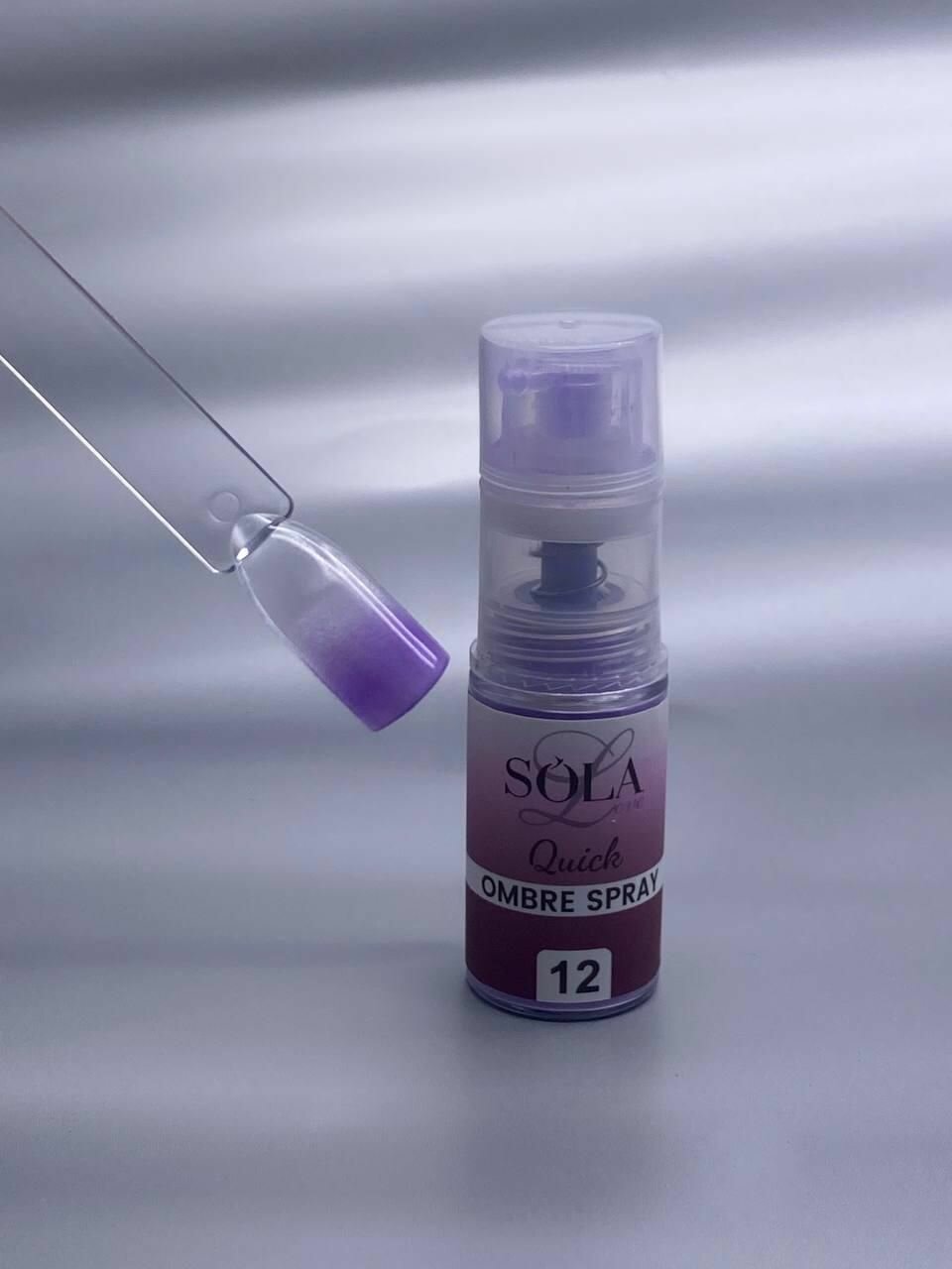 SOLAlove, Спрей-омбре Quick ombre dry spray №12, 10 мл.