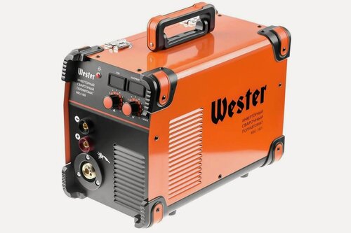 Изображение товара Полуавтомат сварочный инверторный WESTER MIG-160i 160А сварка электрод+проволока