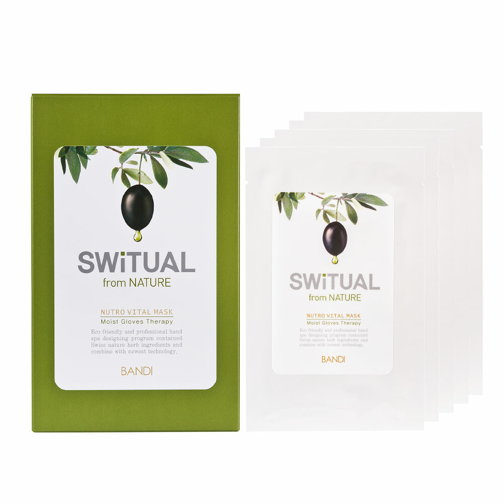 Маски Для Рук Маска для рук BANDI Switual Nutro Vital Mask, 5 шт, 15 мл