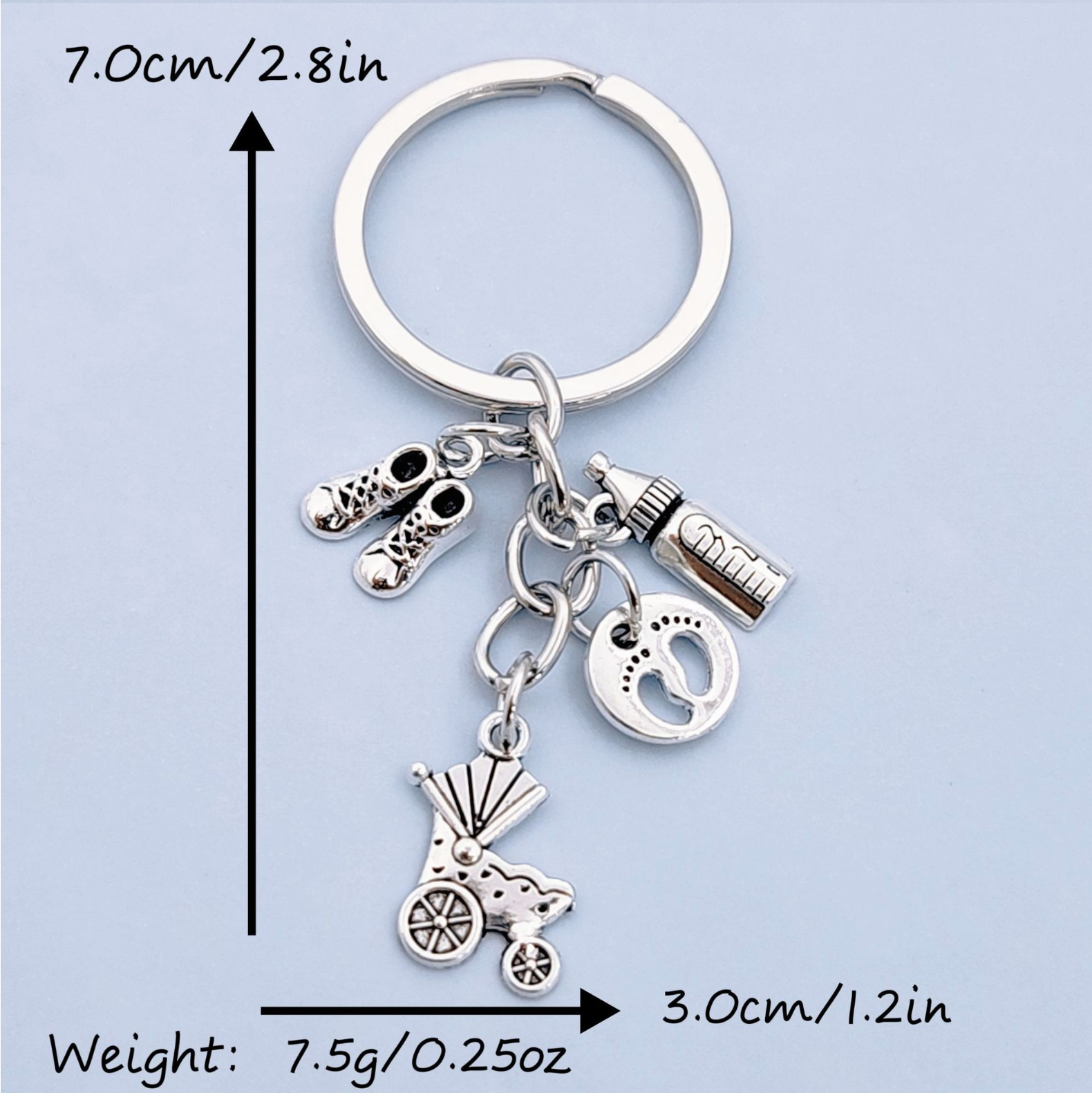 Брелок remove, серебристый — фото 1