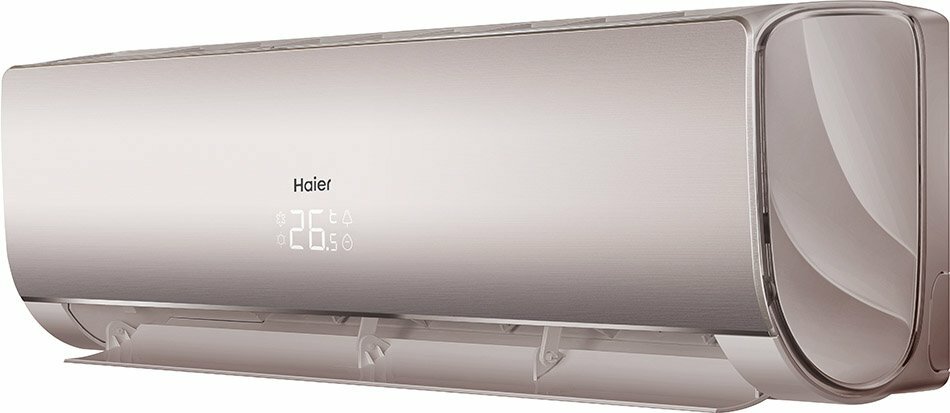 Настенный внутренний блок мультисплит-системы "Haier" AS12NS5ERA-G, серия "Lightera SuperMatch", инвертор, Wi-Fi, золото